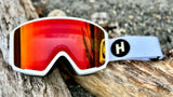 TOA WHITE Goggle, Lens Choice