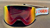 ZONE Goggle, WHITE frame, CHANGE THE WORLD Strap