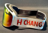 ZONE Goggle, WHITE frame, CHANGE THE WORLD Strap