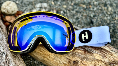 low light snow goggles SPHERE WHITE | Snow Goggles NZ | Magnetic Lens Ski & Snowboard Goggles